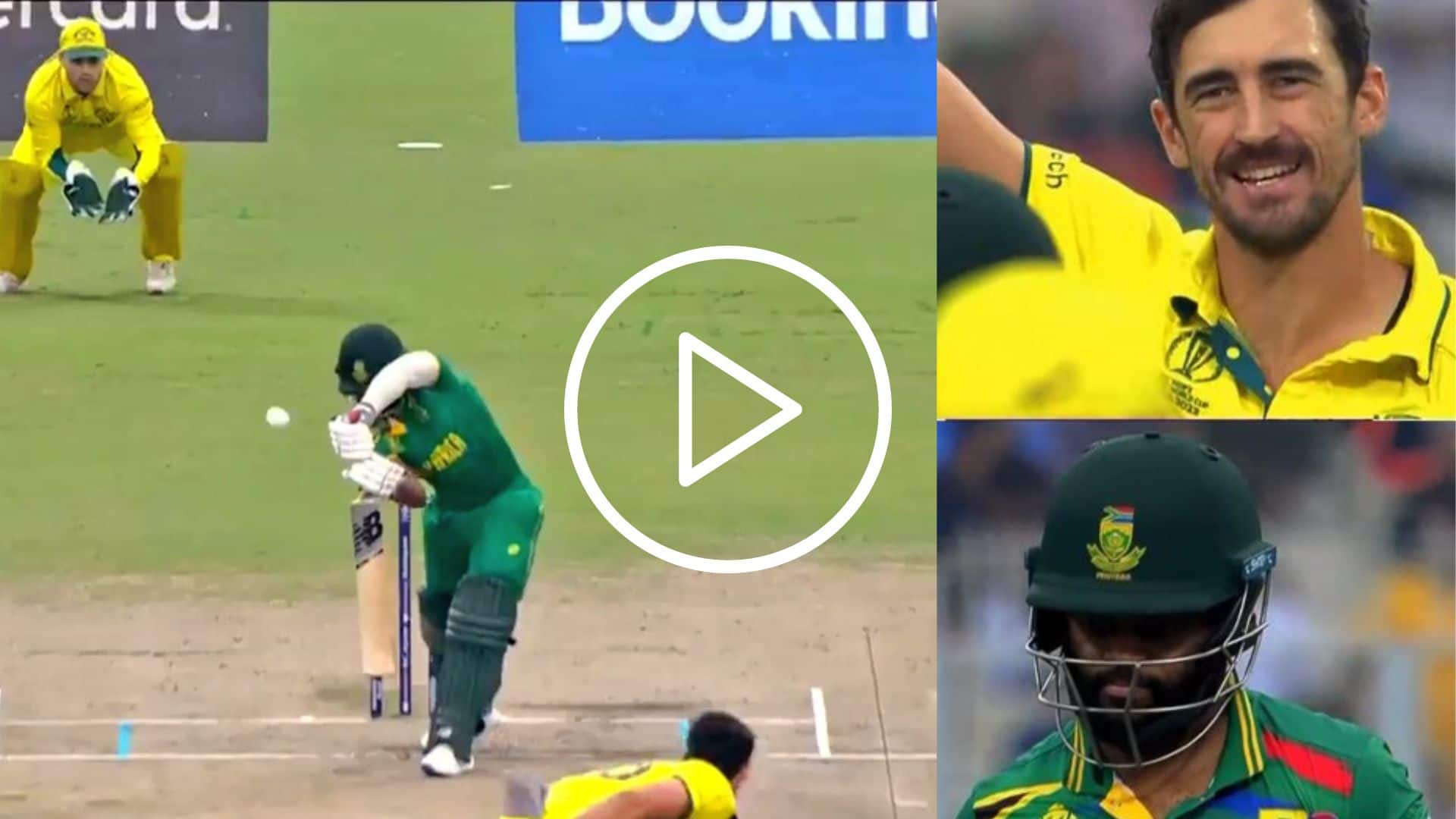 [WATCH] Mitchell Starc's 'Killer' Delivery 'Pins Down' Temba Bavuma For A Duck